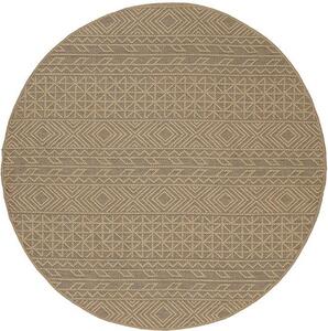 Χαλί Sahara 034A Beige Round New Plan