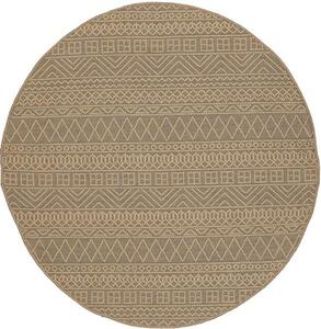 Χαλί Sahara 024A Beige Round New Plan