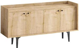 Μπουφές Navi 393MRD1235 150x40x80cm Oak