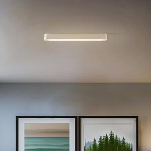 Nowodvorski Lighting Φωτιστικό οροφής Soft, 63 x 6 cm, λευκό, αλουμίνιο, G13, Λευκό, Σαλόνι / τραπεζαρία, Μέταλλο, σύγχρονο
