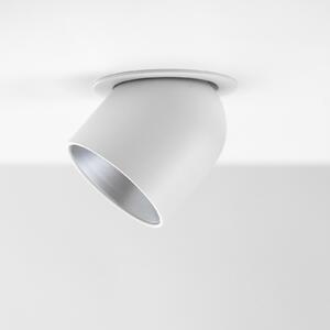 The Light Group SLC Cup LED χωνευτό φωτιστικό λευκό/ασημί 2.700K, ρυθμιζόμενος, Λευκό, Σαλόνι / τραπεζαρία, Μέταλλο, σύγχρονο, Φωτιστικά εσοχής στρογγυλά