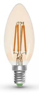 Λαμπτήρας LED CLASIC AMBER C35 E14/5W/230V 2200K - Brilagi