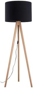 Φωτιστικό Δαπέδου Grand 16008 Φ50x145cm 1xE27 15W Natural-Black TK Lighting