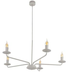 Φωτιστικό Οροφής Limal 10253 72x86cm 5xΕ14 10W Beige TK Lighting