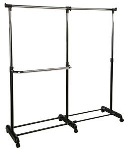 Κρεμάστρα Δαπέδου 92/168εκ Διπλή Τροχήλατη F-V Cloth Rack 130037