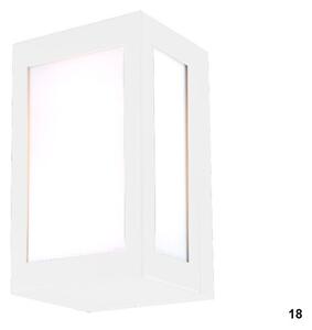 Φωτιστικό Τοίχου 01394-18 15x30cm E27 White Luma