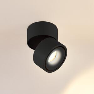 Arcchio LED-Deckenstrahler Rotari, 980lm, 1-flg., μαύρο, ρυθμιζόμενος, Μαύρο, Σαλόνι / τραπεζαρία, Αλουμίνιο, σύγχρονο