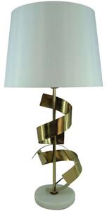 Φωτιστικό Επιτραπέζιο Lighted 300-000017 Φ35x70cm Ε27 60W Gold-White Inart