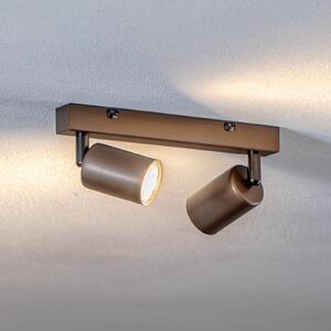 TK Lighting Ανώτατο σημείο οροφής Top, ρυθμιζόμενο, καφέ, γραμμικό δύο φωτισμών, ρυθμιζόμενος, Καφέ / Σκουριάς, Σαλόνι / τραπεζαρία, Μέταλλο, σύγχρονο, Οροφή πολλαπλής φλόγας