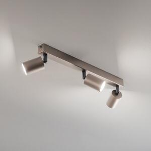 TK Lighting Ανώτατο σημείο οροφής Top, ρυθμιζόμενο, καφέ, τριών λαμπτήρων γραμμικό, ρυθμιζόμενος, Καφέ / Σκουριάς, Σαλόνι / τραπεζαρία, Μέταλλο, σύγχρονο, Οροφή πολλαπλής φλόγας