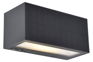 Φωτιστικό Τοίχου Ηλιακό Inka 6989101118 LED 10W 3000K 900Lm 8x18x8,9cm Dark Grey Lutec