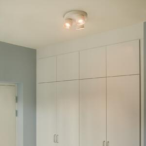 Nordlux Downlight Pitcher, GU10, τριών φλογών, στρογγυλό, μέταλλο, λευκό, ρυθμιζόμενος, Λευκό, Σαλόνι / τραπεζαρία, Μέταλλο, σύγχρονο