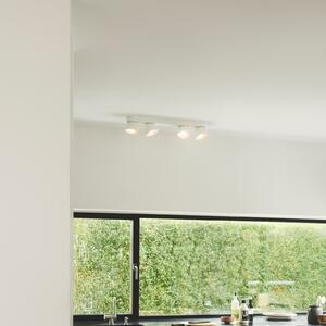 Nordlux Downlight Pitcher, GU10, τετραφωτεινός, μέταλλο, λευκό, ρυθμιζόμενος, Λευκό, Σαλόνι / τραπεζαρία, Μέταλλο, σύγχρονο