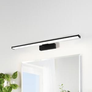 EGLO Φωτιστικό τοίχου LED Pandella 1, μήκος 60 cm, μαύρο, αλουμίνιο, Μαύρο, Μπάνιο, Αλουμίνιο, σύγχρονο