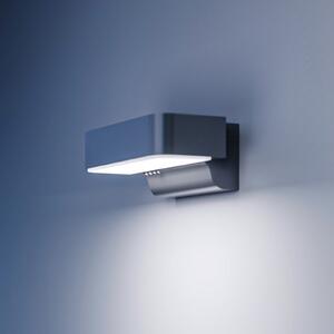 STEINEL Φωτιστικό τοίχου LED εξωτερικού χώρου L 800 SC, αισθητήρας, ασημί, Γκρι, Αλουμίνιο, σύγχρονο