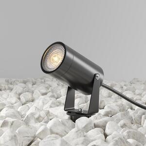 Maytoni Scope επίγειος προβολέας ακίδας, μαύρο, αλουμίνιο, IP65, ρυθμιζόμενος, Μαύρο, Αλουμίνιο, σύγχρονο