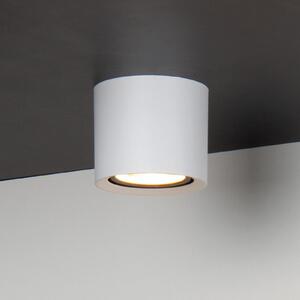 Lucide LED σποτ οροφής Fedler, Ø 12 cm, λευκό, dim-to-warm, αλουμίνιο, ρυθμιζόμενος, Λευκό, Σαλόνι / τραπεζαρία, Αλουμίνιο