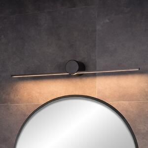 Lucide Φωτιστικό τοίχου LED Mizar, 60 cm, μαύρο, IP44, Μαύρο, Μπάνιο, Αλουμίνιο