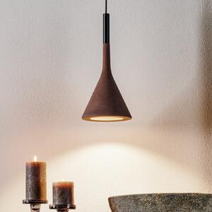 Foscarini Aplomb κρεμαστό φωτιστικό GU10 από σκυρόδεμα καφέ, ρυθμιζόμενος, Καφέ / Σκουριάς, Κουζίνα, Σκυρόδεμα, σχεδιασμός