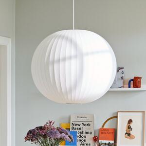 HAY Nelson Ball Bubble κρεμαστό φωτιστικό L Ø 68 cm, ρυθμιζόμενος, Λευκό, Σαλόνι / τραπεζαρία, Πλαστικό, σχεδιασμός