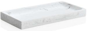 Δίσκος Μπάνιου AH-BA19049 25,5x12x2cm Marble Effect White Andrea House