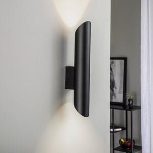 Nowodvorski Lighting Φωτιστικό τοίχου Eye Cut, μαύρο, ρυθμιζόμενος, Μαύρο, Σαλόνι / τραπεζαρία, Μέταλλο, σύγχρονο