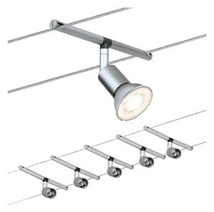 Paulmann Spice Salt Σύστημα καλωδίων LED, 5 φλόγες, 10m, Γκρι, Σαλόνι / τραπεζαρία, Μέταλλο, σύγχρονο