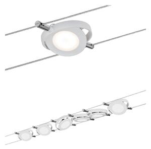 Paulmann Σύστημα καλωδίων RoundMac LED, 6-φωτο, Μεταλλικό, Σαλόνι / τραπεζαρία, Μέταλλο, σύγχρονο