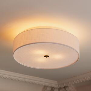 Globen Lighting Φωτιστικό οροφής Noah Ø 65 cm λευκό, ρυθμιζόμενος, Λευκό, Σαλόνι / τραπεζαρία, Ύφασμα / Κλωστοϋφαντουργία, Σκανδιναβικό