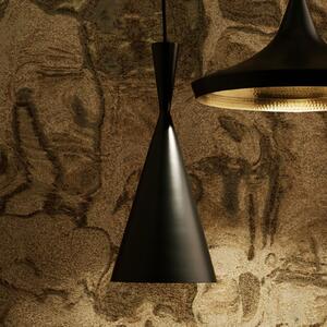 Tom Dixon Beat Tall LED κρεμαστό φωτιστικό, μαύρο, ρυθμιζόμενος, Μαύρο, Σαλόνι / τραπεζαρία, Μέταλλο, σχεδιασμός