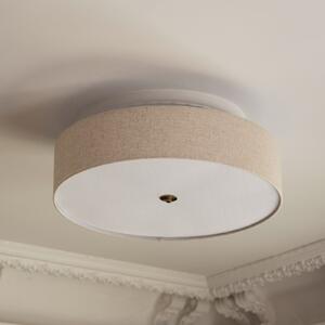 Globen Lighting Φωτιστικό οροφής Noah Ø 65 cm μπεζ, ρυθμιζόμενος, Μπεζ, Σαλόνι / τραπεζαρία, Ύφασμα / Κλωστοϋφαντουργία, Σκανδιναβικό
