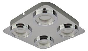 ITALUX MB14187-04A CH - Φως οροφής LED AURORE 4xLED/5W/230V