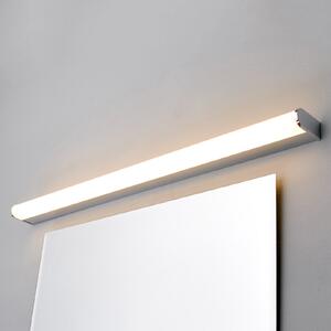 Lindby LED φωτιστικό τοίχου Philippa, στρογγυλεμένο, 88cm, χρώμιο, IP44, Μεταλλικό, Μπάνιο, Μέταλλο, σύγχρονο