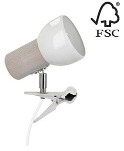 Spot-Light 2224132WK - Λάμπα με κλιπ SVENDA 1xE27/60W/230V