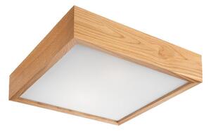 Φως οροφής OAK SQUARE 1xE27/60W/230V δρυς 27,5 cm