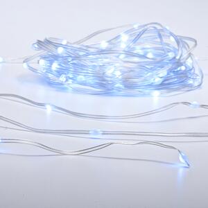 SKIN LINE LAMP 100 ΛΑΜΠ. LED CW 3AA BAT 8 ΠΡΟΓΡ. IP44 ΜΗΚΟΣ 10m 0,3m ΔΙΑΦΑΝΟ ΚΑΛΩΔΙΟ ΤΡΟΦ