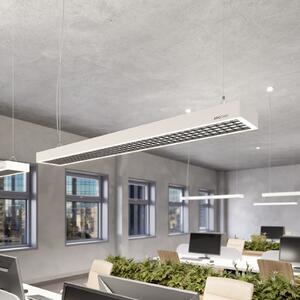 Arcchio Susi LED κρεμαστό φωτιστικό γραφείου, λευκό, 120 cm, 4.000K, DALI, ρυθμιζόμενος, Λευκό, Μελέτη / Γραφείο, Αλουμίνιο, σύγχρονο