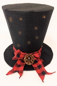 ^ "BLACK FABRIC HAT", 20 WW LED ΛΑΜΠΑΚ. ΜΠΑΤ 3ΑΑ IP20 Φ26Χ25CM