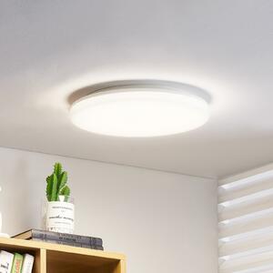 PRIOS Φωτιστικό οροφής Prios Artin LED, αισθητήρας, στρογγυλό, 33 cm, Λευκό, Μπάνιο, Πλαστικό, σύγχρονο