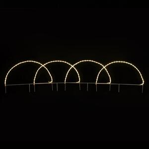 4 ARCH 124 LED 5,2m ΜΟΝΟΚ. ΦΩΤ. ΘΕΡΜΟ ΛΕΥΚΟ FLASH IP44, 86*57cm 3m ΚΑΛ