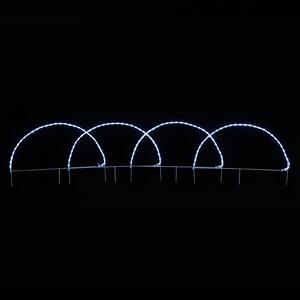 4 ARCH 124 LED 5,2m ΜΟΝΟΚ. ΦΩΤ. ΨΥΧΡΟ ΛΕΥΚΟ FLASH IP44, 86*57cm 3m ΚΑΛ