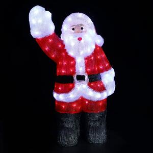 ACRYLIC WAVING SANTA 150 LED ΛΕΥΚΑ IP44 30*27*60cm 30cm ΚΑΛ