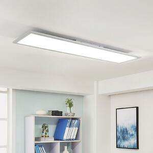Arcchio LED πάνελ Lysander, 32W, CCT, 119cm, ασημί, ρυθμιζόμενος, Μεταλλικό, Μελέτη / Γραφείο, Αλουμίνιο, σύγχρονο