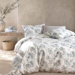 Παπλωματοθήκη Μονή (Σετ 160x250) Rythmos Gardenia Γκριζομπλε