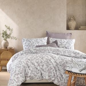 Παπλωματοθήκη Μονή (Σετ 160x250) Rythmos Camelia Λευκό
