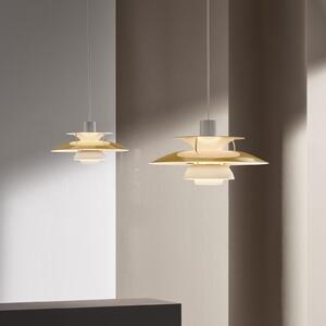 Louis Poulsen PH 5 ορειχάλκινο κρεμαστό φωτιστικό Ø 50 cm, ρυθμιζόμενος, Χρυσό / Ορείχαλκου, Σαλόνι / τραπεζαρία, Μέταλλο, σχεδιασμός