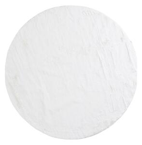 Στρογγυλό Χαλί Γούνινο (Φ200) Royal Carpet Bunny Canvas White