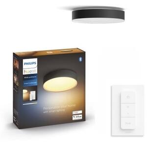 Philips -LED Φωτιστικό dimming Hue ENRAVE S LED/9,6W/230V διάμετρος 261 mm μαύρο + RC