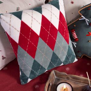 Χριστουγεννιάτικη Κουβέρτα Καναπέ Fleece (130x180) Nef-Nef Homeware Christmas Flake Bordo