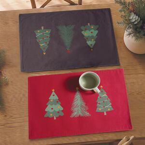 Χριστουγεννιάτικο Σουπλά 2 Όψεων (33x48) Nef-Nef Homeware My Christmas Tree